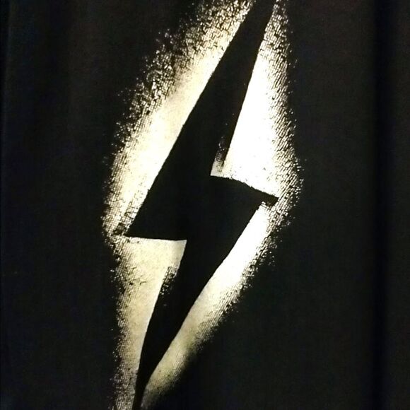 TORRID Plus Size Lovesick Black Super Soft Cocoon Lightening Bolt,Heart Kimono - Picture 9 of 16